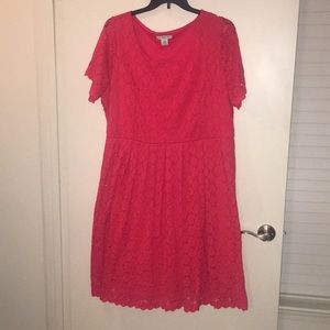 Liz Claiborne Peach Short Dress 👗🎀